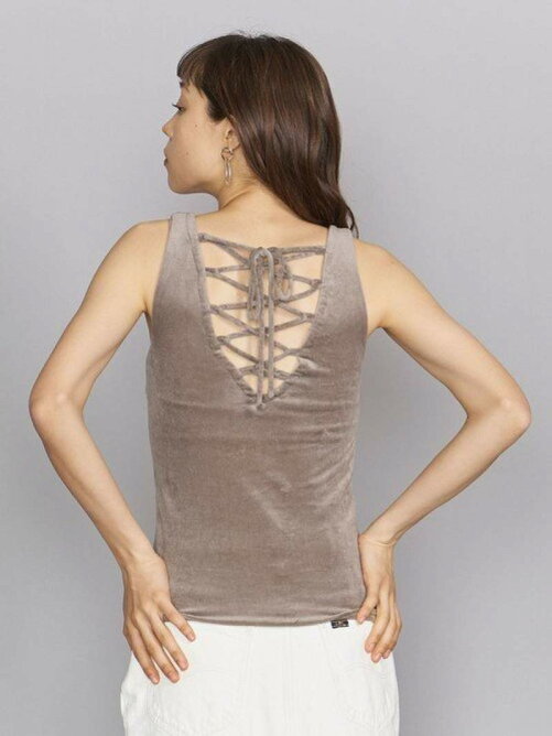 United Arrows Ltd Outlet By ベロアバックレースアップタンクトップ Rakuten Fashion 楽天ファッション 旧楽天ブランドアベニュー Ax4477