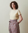 【SALE／30%OFF】Steven Alan ＜Steven Alan＞コットン ショートスリーブ ニット ビューティー＆ユース　ユナイテッドアローズ トップス ニット ホワイト ブラック ピンク【送料無料】