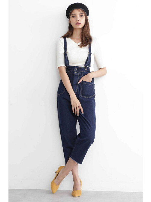 Free S Mart サスペンダー付クロップドデニムパンツ Rakuten Free S Mart サスペンダー付クロップドデニムパンツ Rakuten