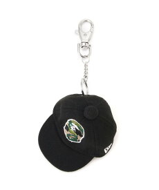A BATHING APE ABC CAMO APE HEAD NEW ERA CAP KEY CHAIN ア ベイシング エイプ ファッション雑貨 チャーム・キーチェーン ブラック【送料無料】
