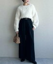 【S/Mサイズ展開】セミワイドセンタープレスパンツ