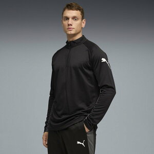 PUMA �����Y �T�b�J�[ INDIVILIGA 1/4 �W�b�v�g�b�v IndividualLIGA 1/4 Zip Top �v�[�} �g�b�v�X �J�b�g�\�[�ET�V���c �u���b�N�y���������z