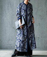 antiqua [antiqua] トワルドジュイ柄 シャツワンピース PO-00133 アンティカ ワンピース・ドレス シャツ…