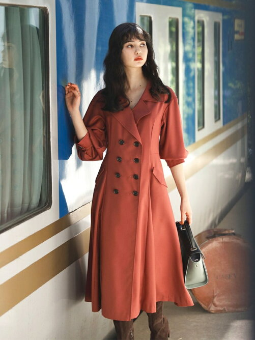 31 Sons De Mode バックレースアップトレンチワンピース Rakuten Fashion 楽天ファッション 旧楽天ブランドアベニュー Be6478