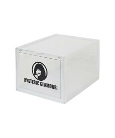 HYSTERIC GLAMOUR CIRCLE WOMAN シューズケース ヒステリックグラマー インテリア・生活雑貨 収納用品・棚・ラック ブラック ホワイト【送料無料】