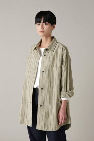 MHL. WIDE STRIPE COTTON LINEN マーガレット・ハウエル トップス シャツ・ブラウス グレー【送料無料】