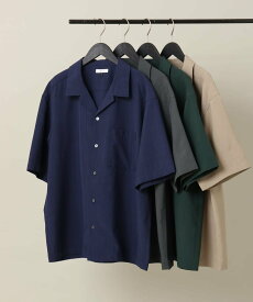 【SALE／40%OFF】a.v.v 【接触冷感/イージーケア/吸水速乾】オープンカラー半袖シャツ(セットアップ可)リライトシリーズ3 アー・ヴェ・ヴェ トップス シャツ・ブラウス ブルー グリーン ベージュ