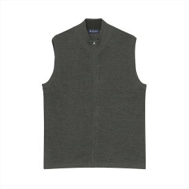 【SALE／23%OFF】BRICK HOUSE by Tokyo Shirts ニット フルジップ ベスト メンズ BM05J501DS50X00-30 トーキョーシャツ トップス ベスト・ジレ グレー【送料無料】