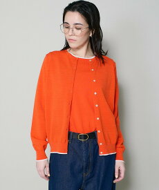 【SALE／10%OFF】I.T.'S. international 配色クルーネックアンサンブル イッツインターナショナル トップス アンサンブル ホワイト ネイビー グレー ブルー【送料無料】
