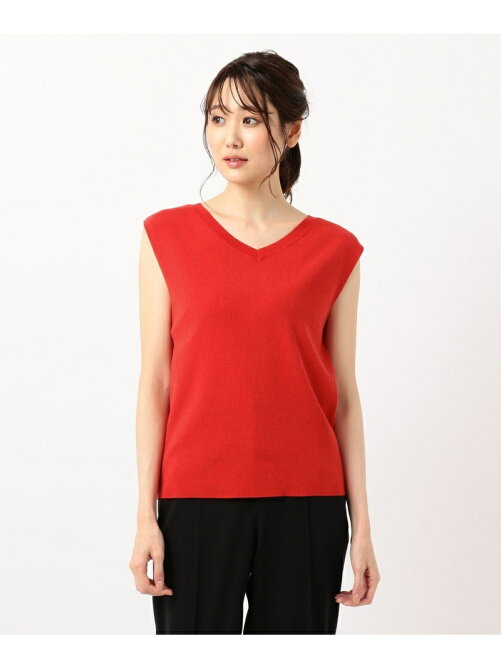 組曲 Web限定カラーあり Vネック ニットタンクトップ Rakuten Fashion 楽天ファッション 旧楽天ブランドアベニュー 8479
