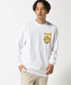 【SALE／30%OFF】THRASHER THRASHER/(U)タートルズ FLAME DOT 長袖Tシャツ スラッシャー　バイ　リフルページ トップス カットソー・Tシャツ ブラック ホワイト【送料無料】