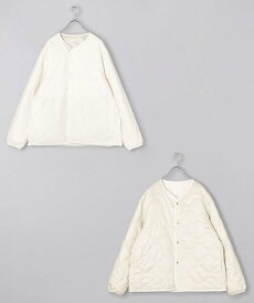 【SALE／30%OFF】nanamica Reversible Down Cardigan フリークスストア ジャケット・アウター ダウンジャケット・ダウンベスト ブラック ホワイト グリーン ネイビー【送料無料】