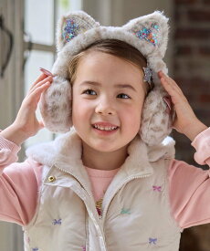 【SALE／30%OFF】any FAM KIDS ふわふわネコミミイヤーマフ エニィファム ファッション雑貨 イヤーマフ ブラック