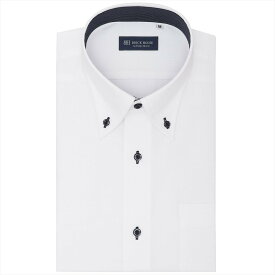 BRICK HOUSE by Tokyo Shirts 【吸水速乾】 ボタンダウン 半袖 形態安定 ワイシャツ BM01J311AA46B1Q-90 トーキョーシャツ スーツ・フォーマル Yシャツ・カッターシャツ ホワイト【送料無料】