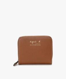 agnes b. VOYAGE レザー 二つ折りウォレット ZAW01-06 アニエスベー 財布・ポーチ・ケース 財布 ブラウン【送料無料】