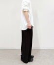 SZT: シワになりにくいプリーツワイドパンツ