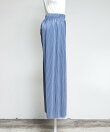 SZT: シワになりにくいプリーツワイドパンツ