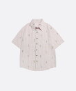 Retro Floral Embroidery Shirt