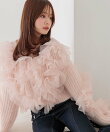 【予約】メニーチュールフリルカーディガン