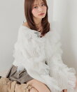 【予約】メニーチュールフリルカーディガン
