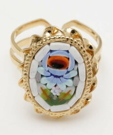 欧州航路 【欧州航路】ベネチアモザイクリング アミナコレクション ヘアアクセサリー ヘアゴム レッド