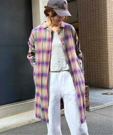 【SALE／40%OFF】LBC with Life コットンチェック3WAYワンピース エルビーシー ワンピース・ドレス ワンピース ブラック ブラウン パープル