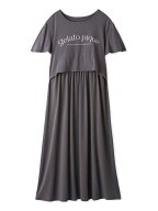 gelato pique 【抗菌防臭】マタニティレーヨンロゴカップインワンピ ジェラートピケ インナー・ルームウ…