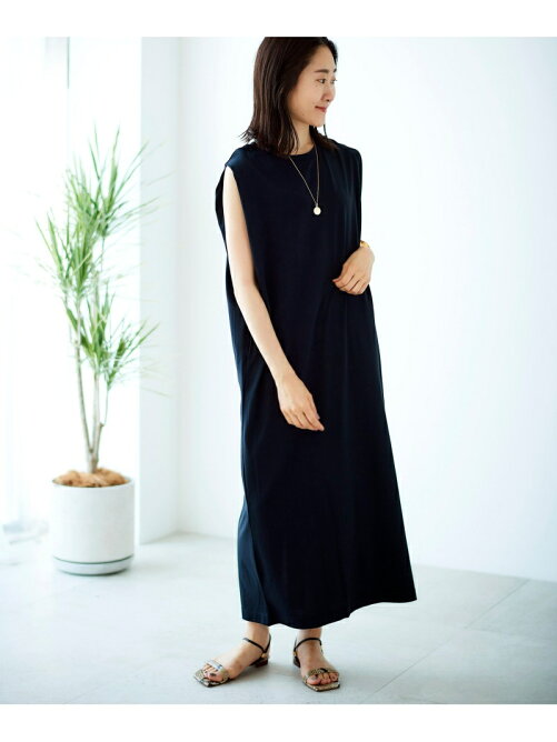 Le Coeur Blanc ショルダーポイントカットソーロングワンピース Rakuten Fashion 楽天ファッション 旧楽天ブランドアベニュー De5481