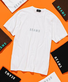 BEAMS BEAMS / ロゴ Tシャツ 24SS ビームス メン トップス カットソー・Tシャツ ホワイト ブラック ブラウン【送料無料】