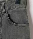 【身長別デニム】スリットタイトデニムパンツ