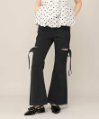 【身長別デニム】スリットタイトデニムパンツ