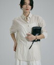ラメストライプシャツ