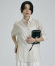 ラメストライプシャツ