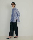 ラメストライプシャツ