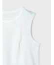【WEB限定】シルクタッチコットンスリーブレスTシャツ