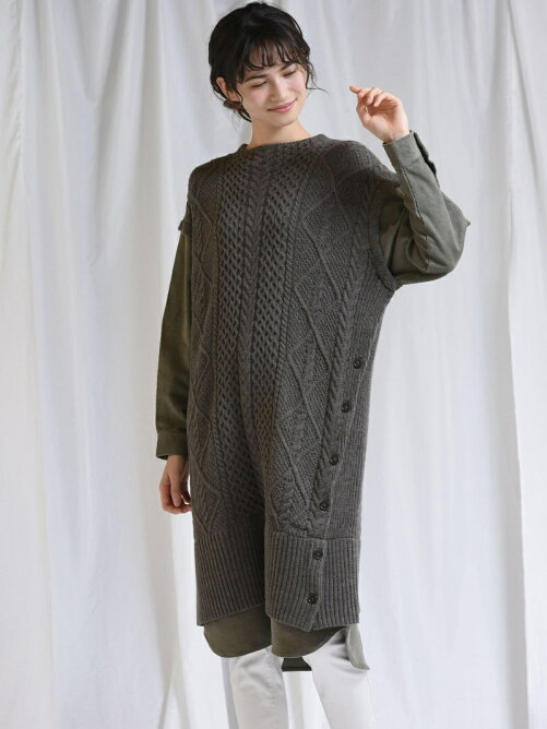 Mayson Grey ケーブルレイヤード風ワンピース Rakuten Fashion 楽天ファッション 旧楽天ブランドアベニュー Bz54