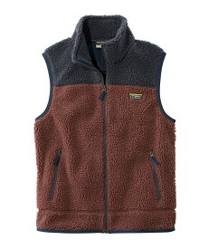 【SALE／20%OFF】L.L.Bean マウンテン・パイル・フリース・ベスト、カラーブロック 米国フィット・レギュラー エルエルビーン トップス ベスト・ジレ ブラウン【送料無料】