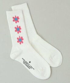 CONVERSE TOKYO FLOWER RIB SOX コンバーストウキョウ 靴下・レッグウェア 靴下 ホワイト グレー ブラック