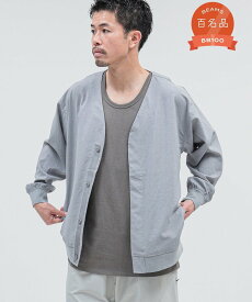 BEAMS 【ビームスの百名品】BEAMS / EVALET(R) カーディガン 24SS ビームス メン トップス カーディガン ブラック グレー【送料無料】