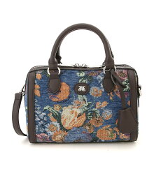 jouetie jouetie/(W)ゴブランフラワーボストンバッグ スタイルコード バッグ ボストンバッグ ブルー ブラック レッド グリーン ブラウン【送料無料】