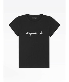 agnes b. FEMME S137 TS ロゴTシャツ アニエスベー カットソー Tシャツ ブラック【送料無料】
