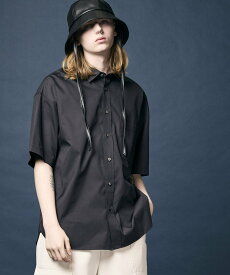 MAISON SPECIAL Cotton Silk Prime-Over Short Sleeve Shirt メゾンスペシャル トップス シャツ・ブラウス ブラック ホワイト カーキ ブルー パープル【送料無料】