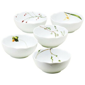 NARUMI 【ナルミ公式】里花暦 ボウル 13cm 5点セット ナルミ 食器・調理器具・キッチン用品 食器・皿【送料無料】