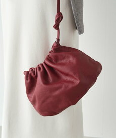 russet 【名品】4wayレザー巾着ショルダーバッグ[chi企画] ラシット バッグ ショルダーバッグ ホワイト ブラウン シルバー ワインレッド ブラック ベージュ グレー【送料無料】