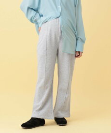 【SALE／25%OFF】LEPSIM 【産前・産後対応】マタニティ/スウェットフレアパンツ レプシィム マタニティウェア・ベビー用品 その他のマタニティグッズ ブラック グレー