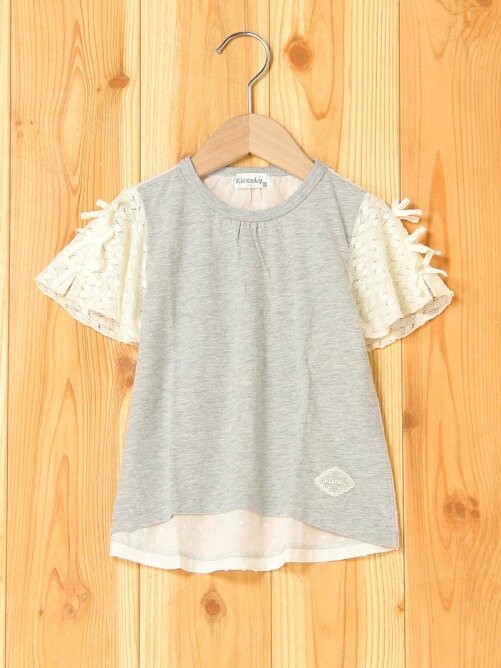 Si Shu Non Kiccoly 袖リボンtシャツ Rakuten Fashion 楽天