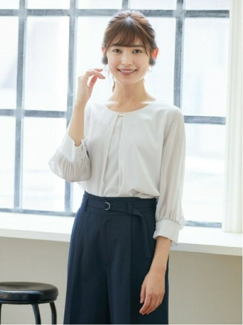 Rewde 胸元バー付袖シフォンブラウス 0r13 Rakuten Fashion 楽天ファッション 旧楽天 ブランドアベニュー Bp0484