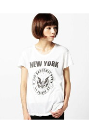 ROSE BUD ニューヨークTシャツ ローズバッド トップス カットソー・Tシャツ ホワイト