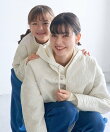 【KIDS】フラワー柄キルティングブルゾン/リンクコーデ/WEB限定サイズ:110cm