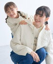 【KIDS】フラワー柄キルティングブルゾン/リンクコーデ/WEB限定サイズ:110cm